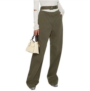 Valentino Olive Green Chinos Women’s Sz 42